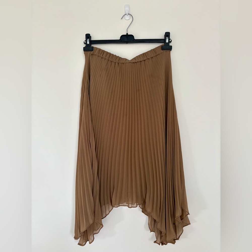 Club Monaco Pleated Midi Skirt